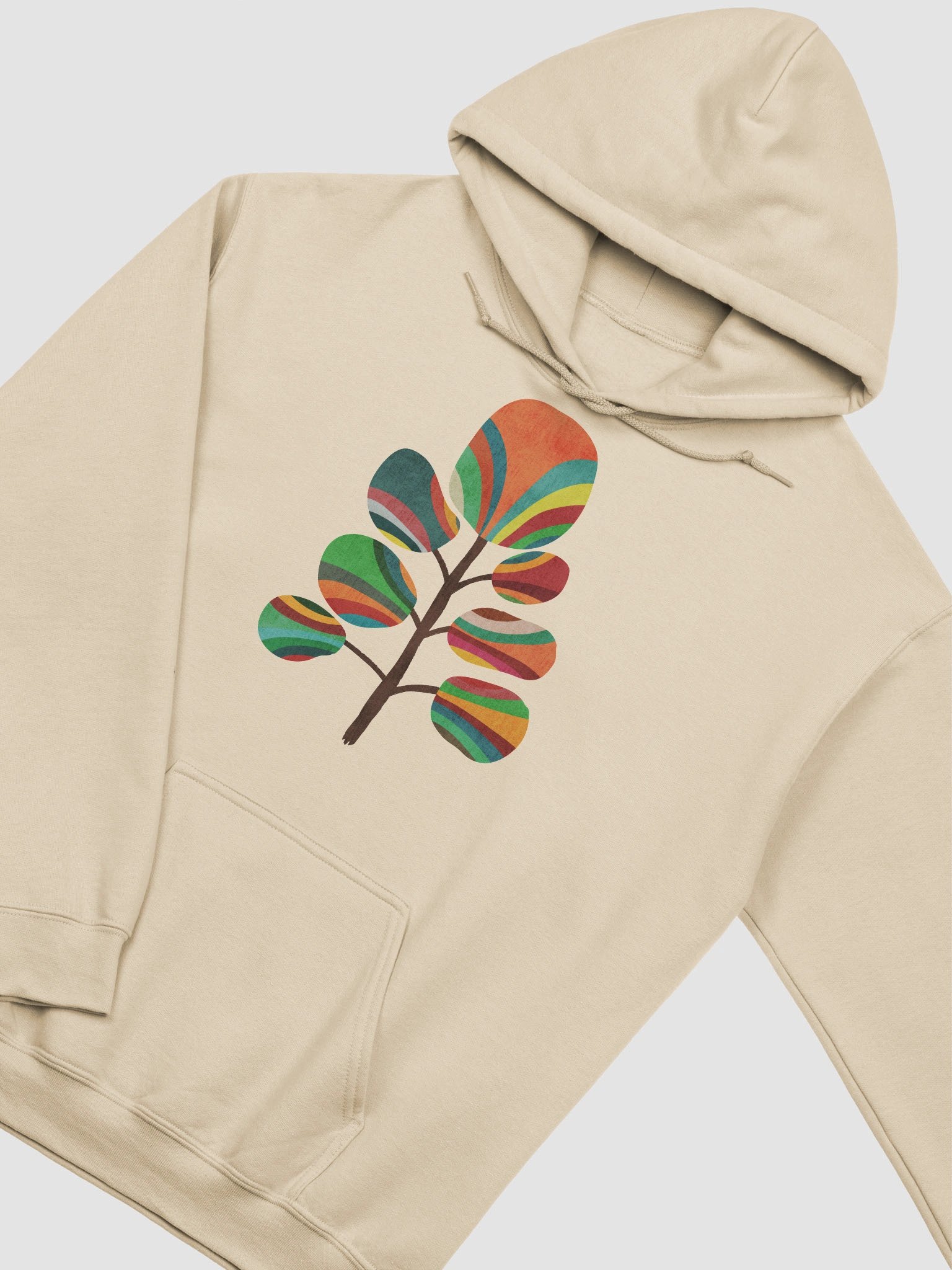 the rainbow tree graphic hoodie product image (35)