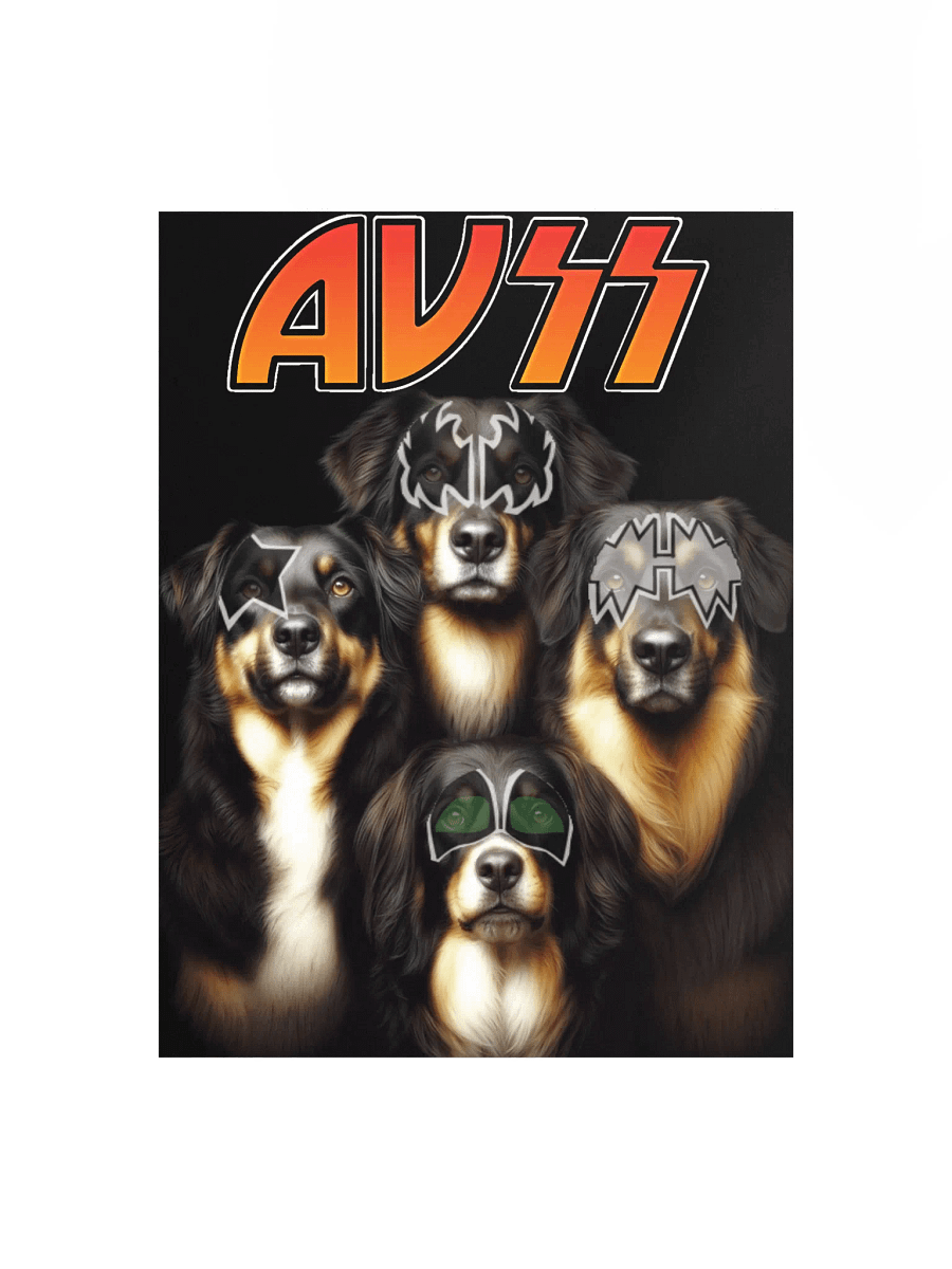Australian Shepherd Classic Hard Rock Poster product image (1)