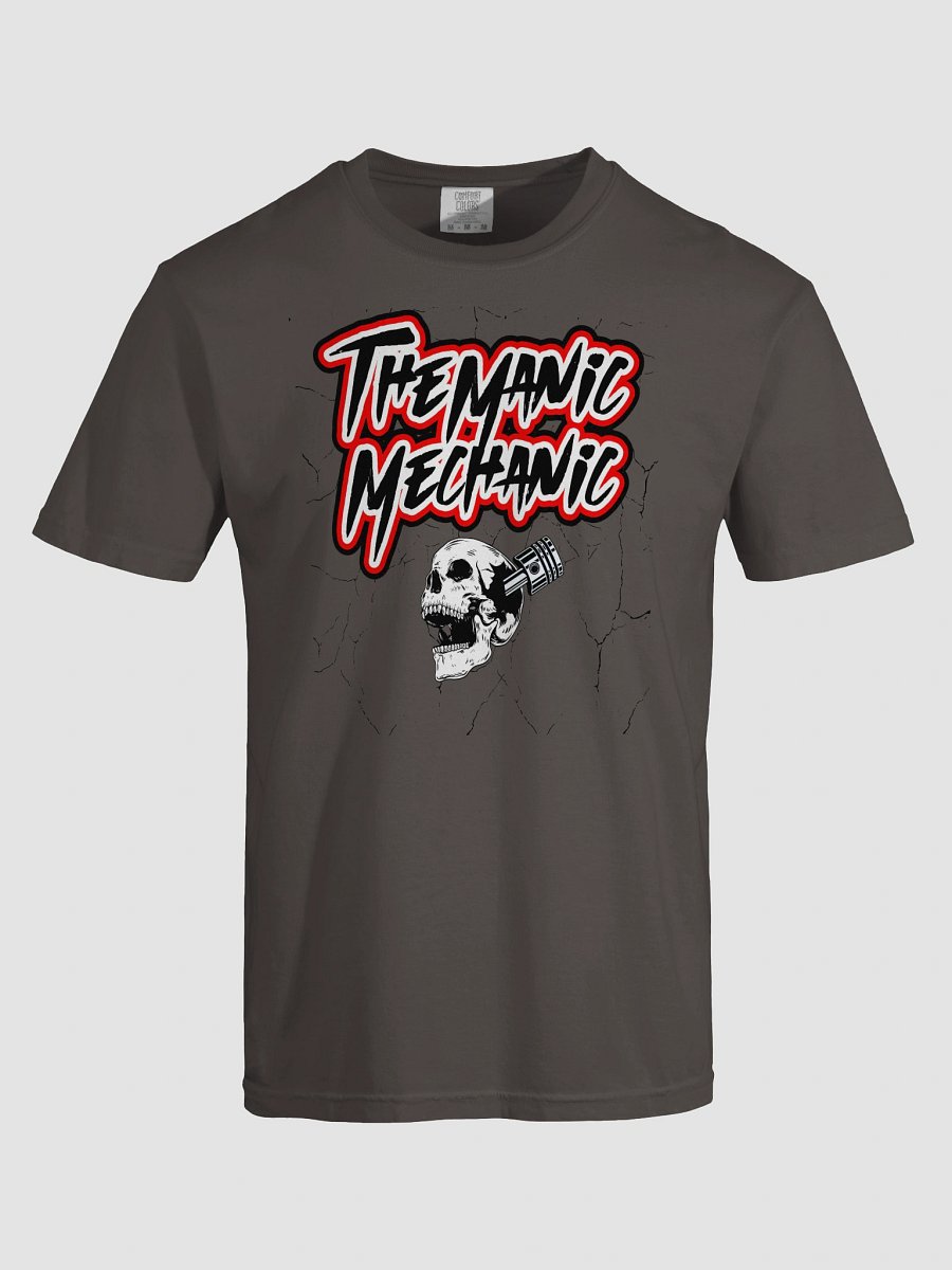The Manic Mechanic™ Comfort Colors Piston Skull T-shirt product image (5)