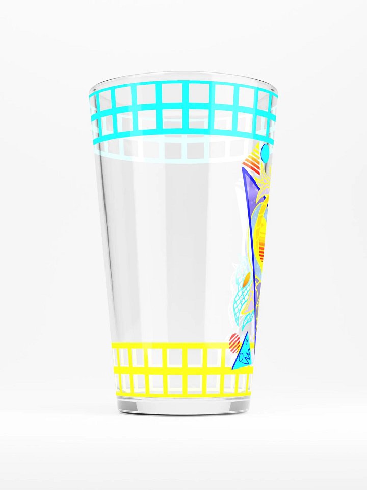 Retro Mask (Pint Glass) product image (2)