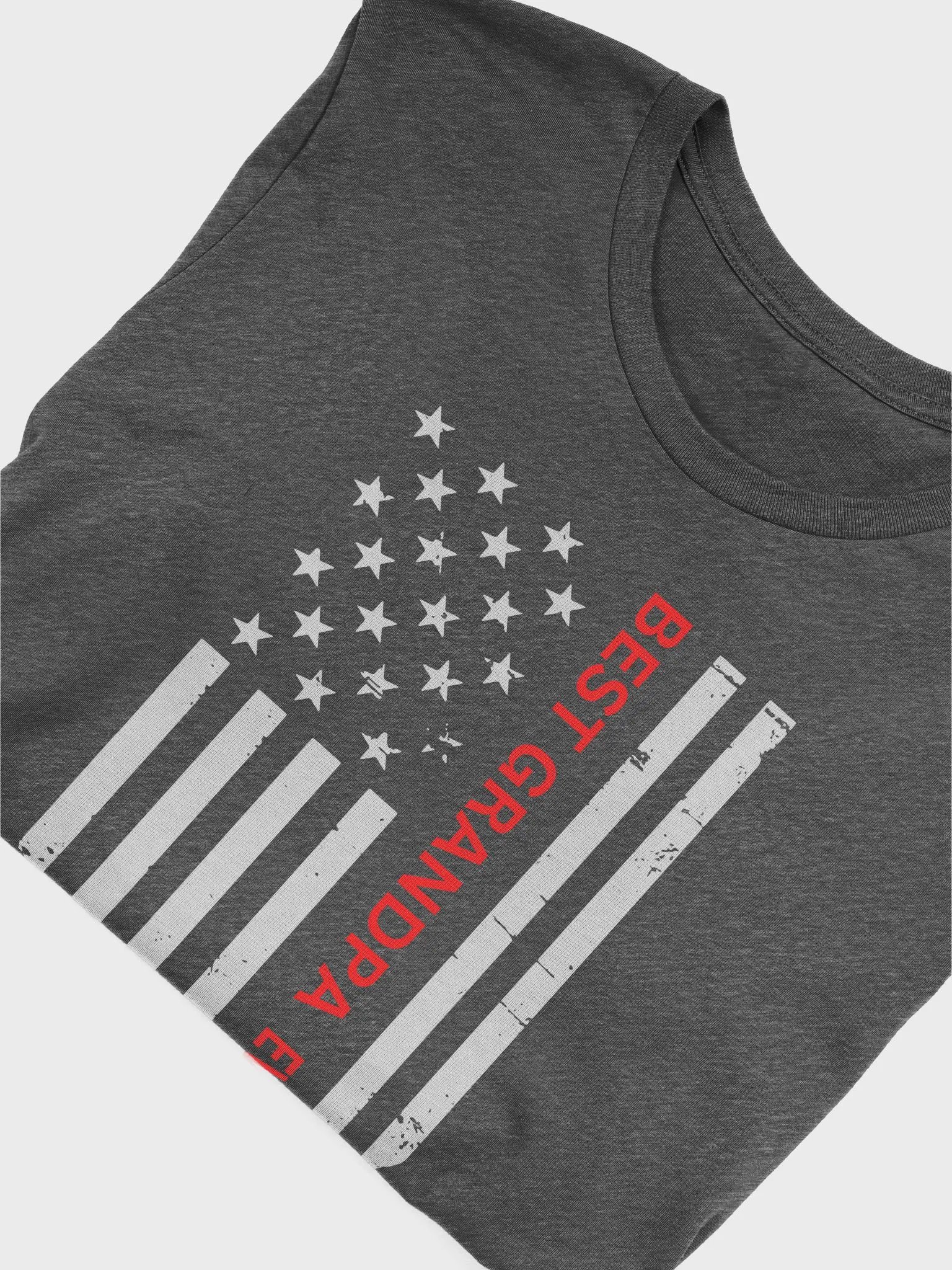 American Flag Best Grandpa Ever - Unisex T-shirt Bella Canvas 3001 product image (13)