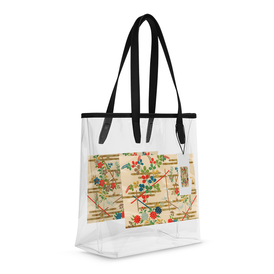 Asian Floral Fusion Clear Tote Bag product image (6)