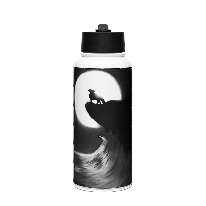 Moonlit Howl Stainless Steel Water Bottle product image (1)