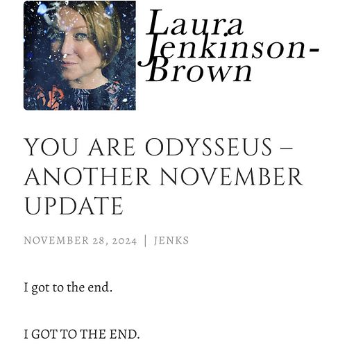 I got to the end.

I GOT TO THE END.

Featuring the face of a person who is not used to finishing anything.

#odysseus #odyss...
