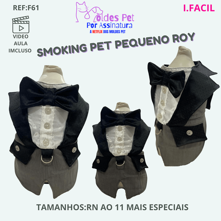 Smoking Pet Pequeno Roy - Modelagem Pet PDF product image (1)