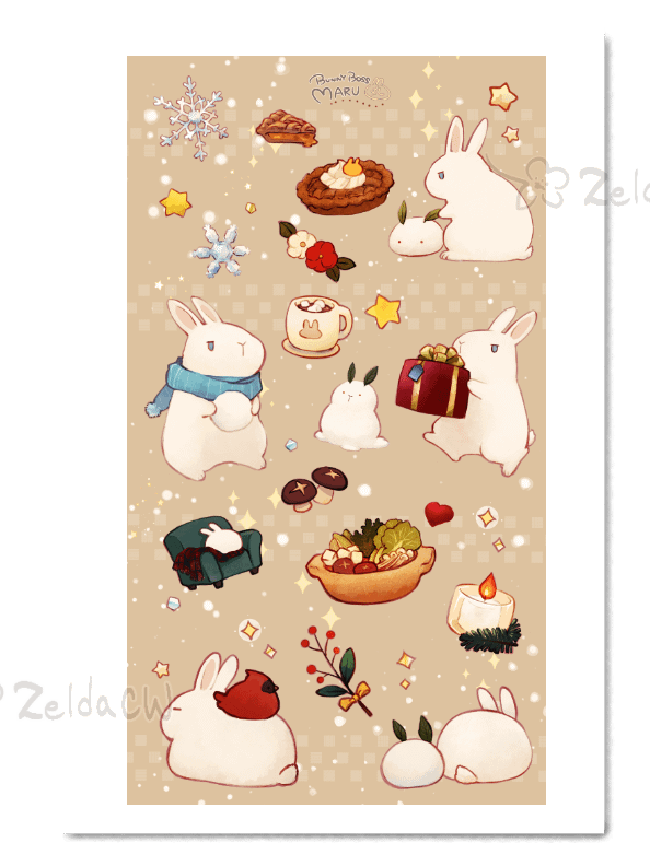 Winter Bunny Boss | Fine Art Print product image (1)