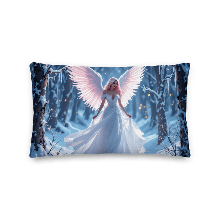 Ethereal Snow Princess Decorative Pillow product image (5)