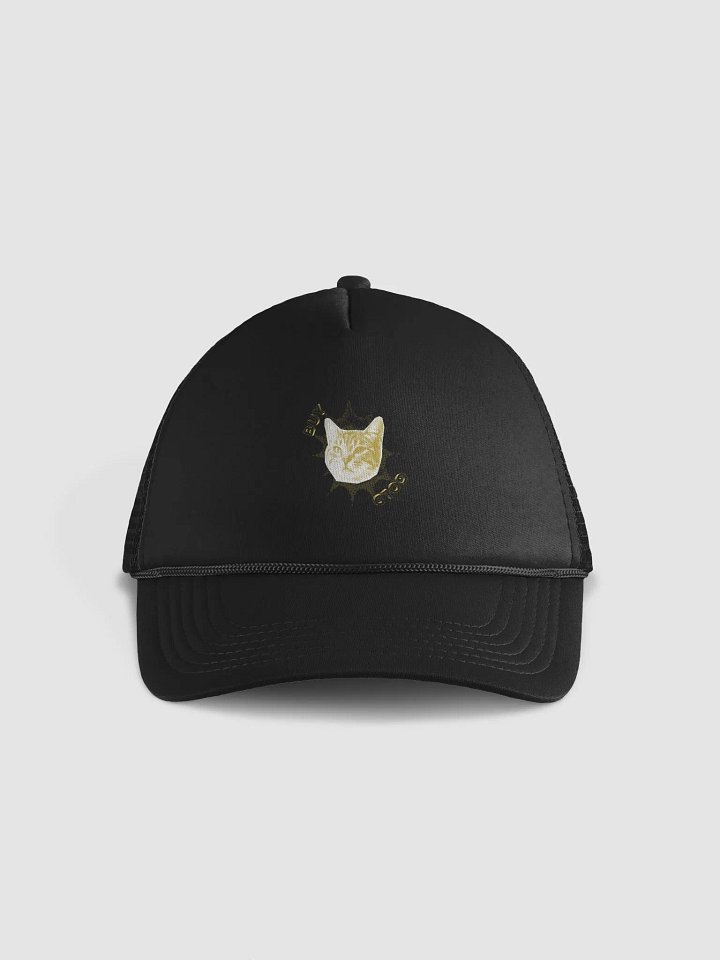 Buy Gold Cat Premium Graphic Trucker Hat product image (1)