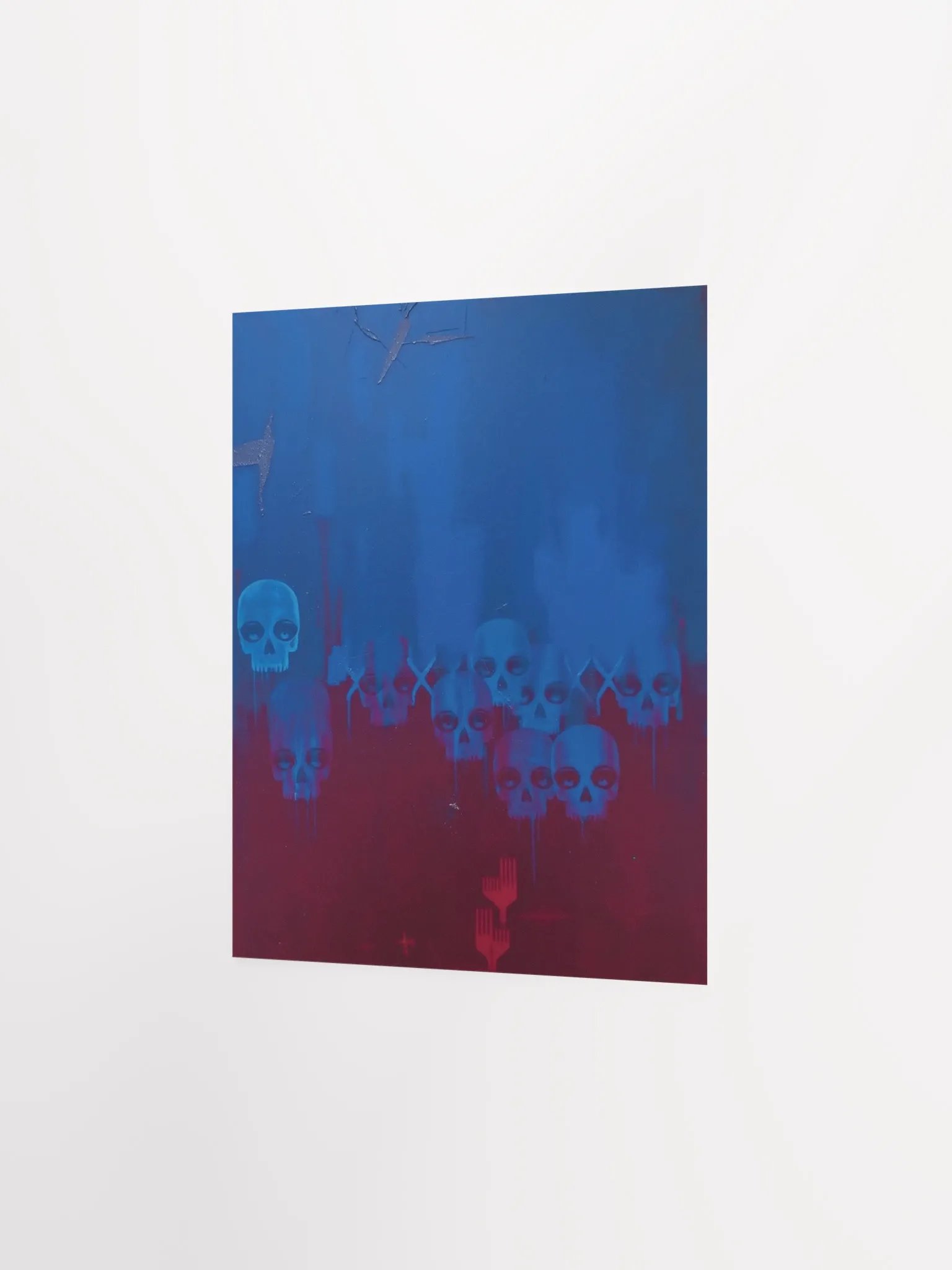 Abstract Skulls Matte Poster product image (8)