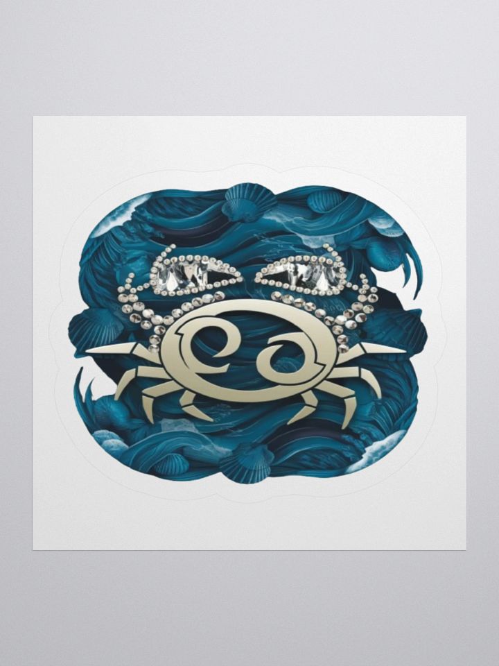 Cancer Zodiac Kisscut Sticker product image (3)