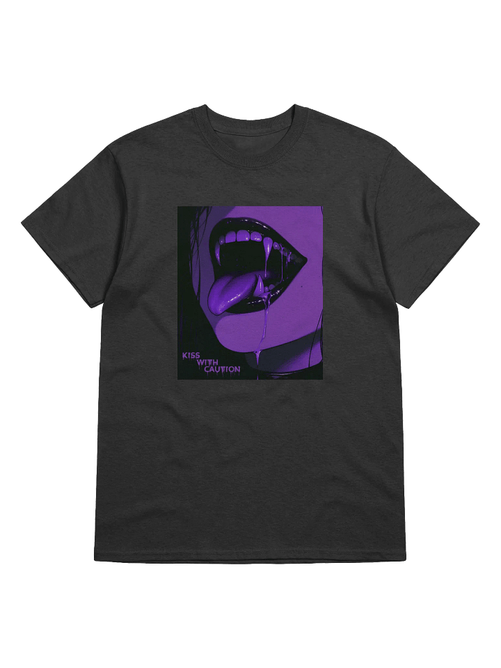 Kiss With Caution Heavyweight Printed T-Shirt product image (1)