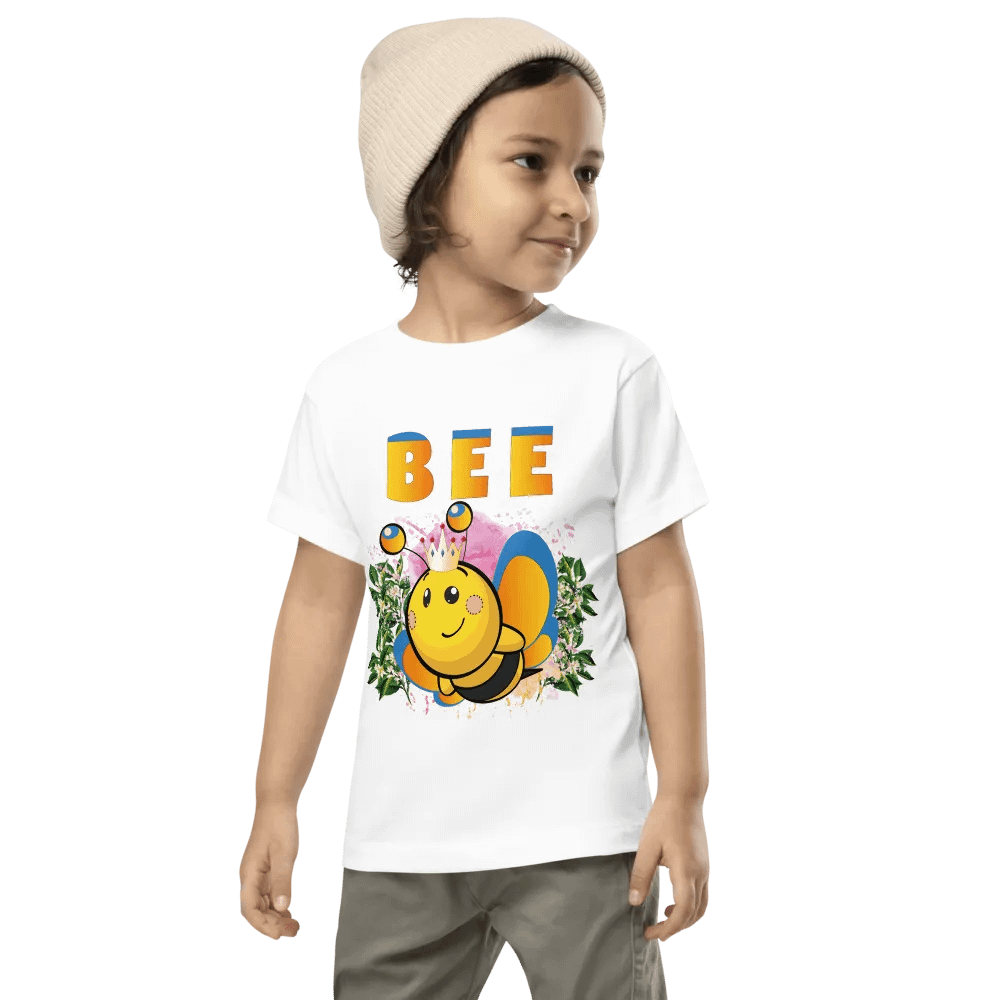 Cute Bee Colorful Lovely T-Shirt – Funny Shirt & Gift for Boys & Girl product image (2)