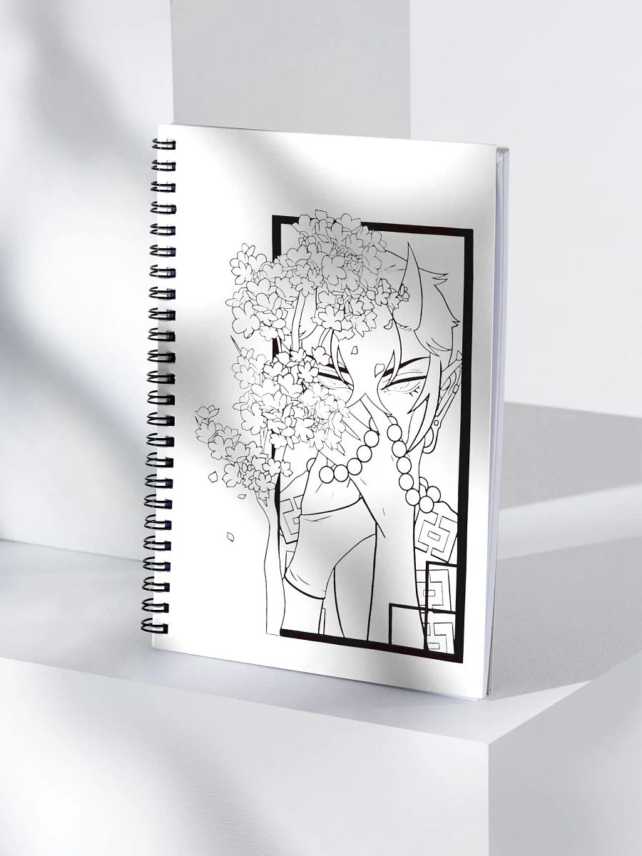 Blacked Cherry Blossom Notebook product image (4)