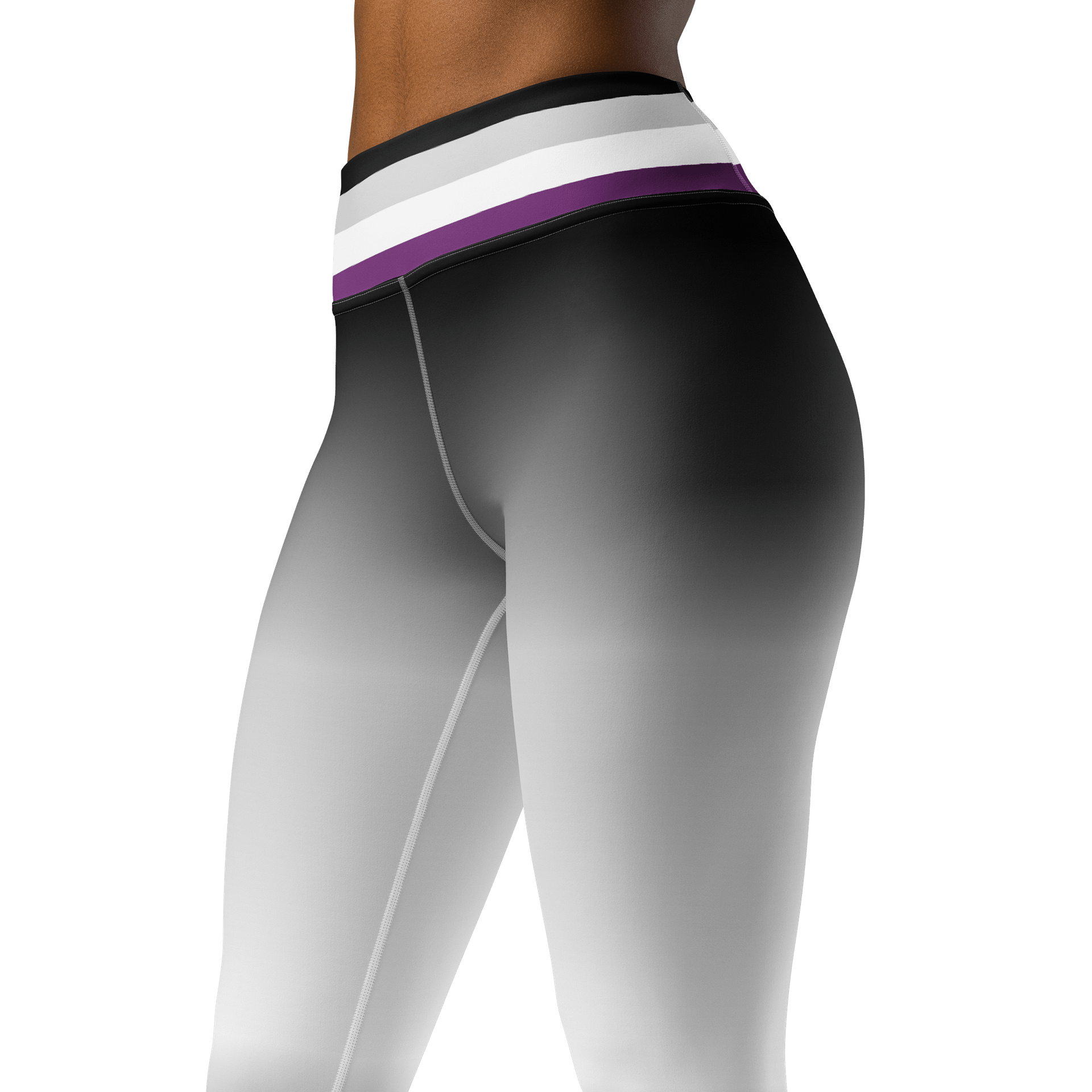 Asexual Pride Gradient Leggings product image (4)