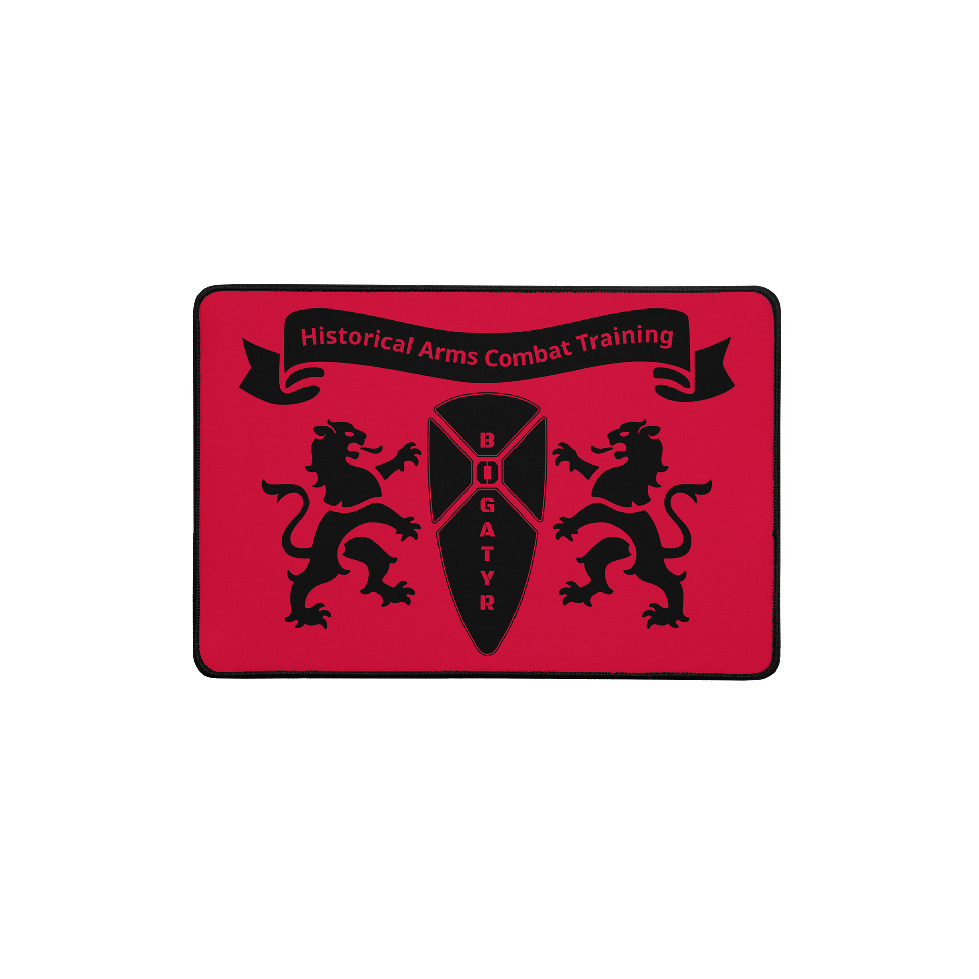 Black HACT logo Desk Mat product image (1)