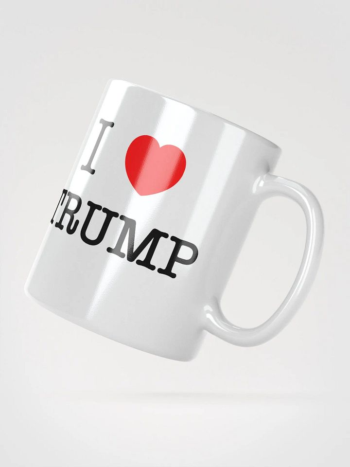 I Love Trump Mug White product image (2)