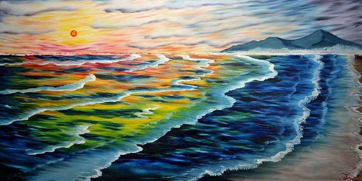 A New Beginning (Original) 24x48 Canvas product image (1)