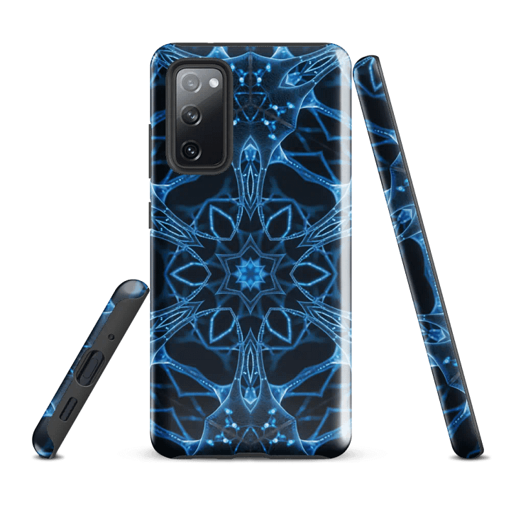 Tough Phone Case for Samsung® - Abstract Geometric Neural Network Closeup product image (1)