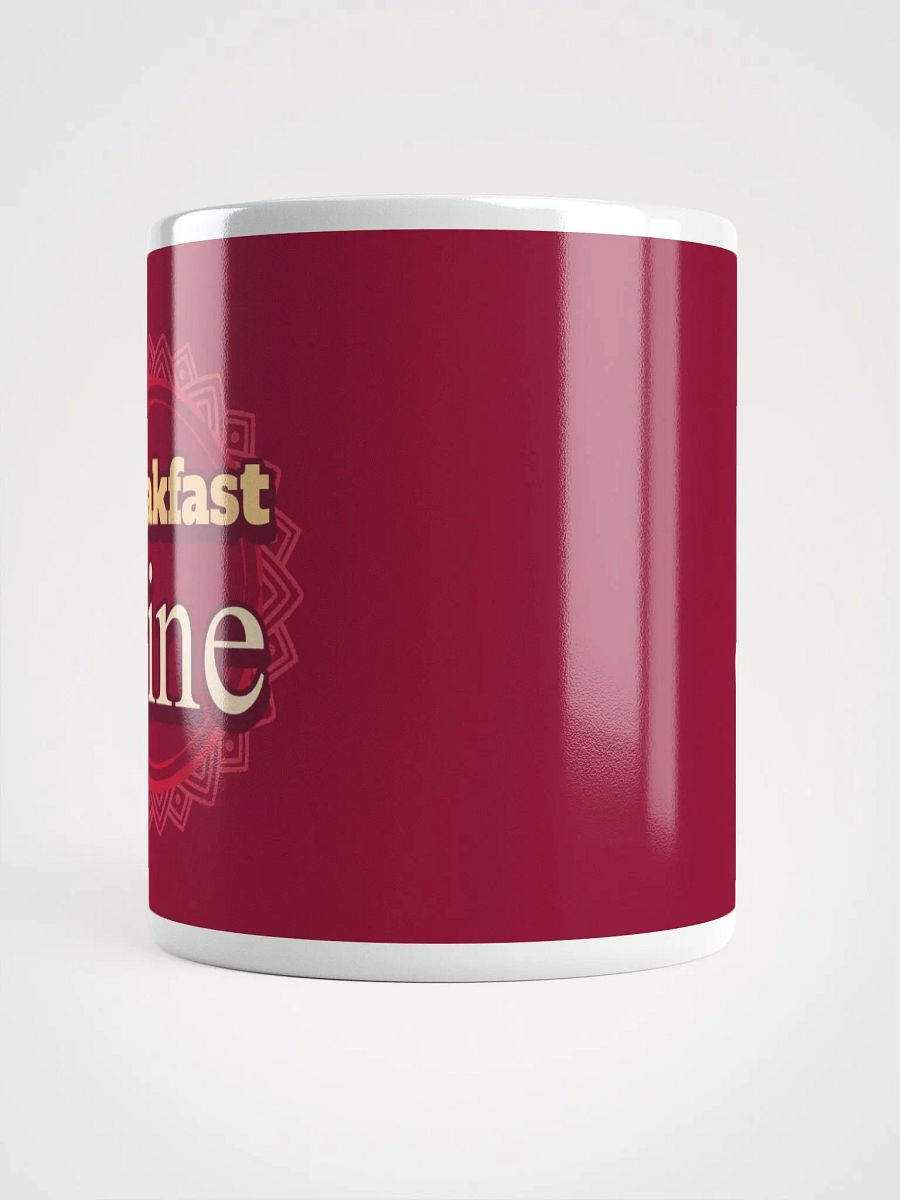 Breakfast Wine - Not Not Wine Ceramic Mug - Whimsical 11 oz or 15 oz Beverage Cup product image (5)