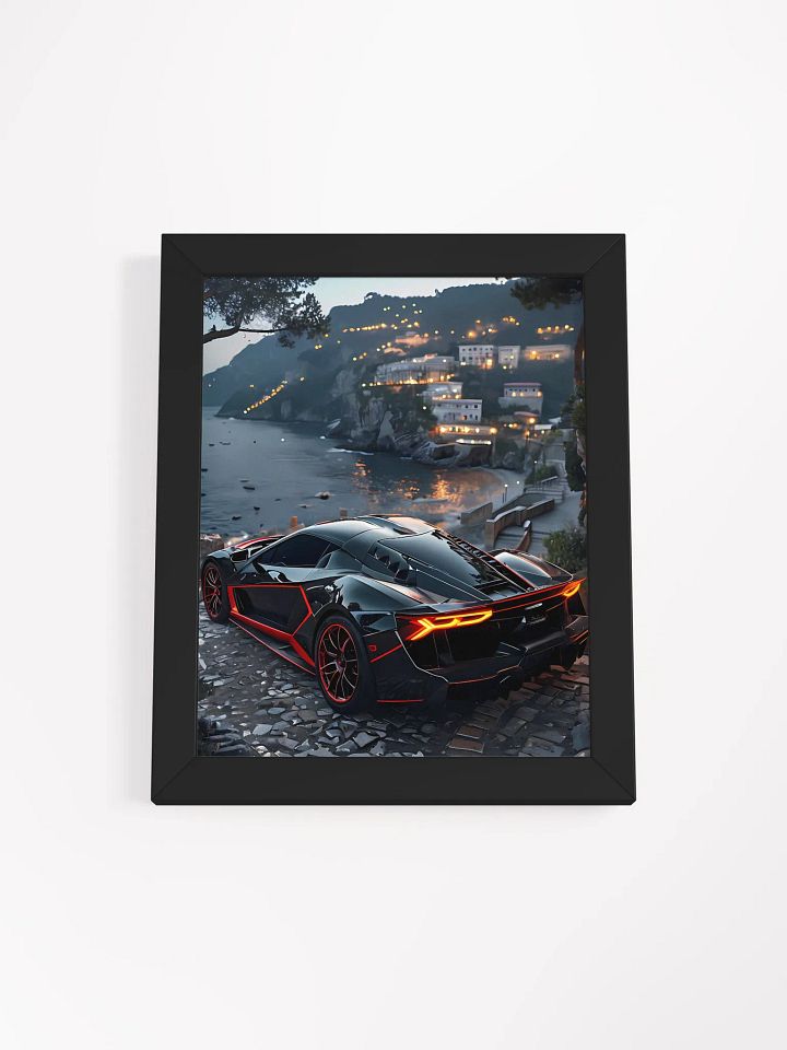 Sleek Coastal Drive Matte Poster product image (2)
