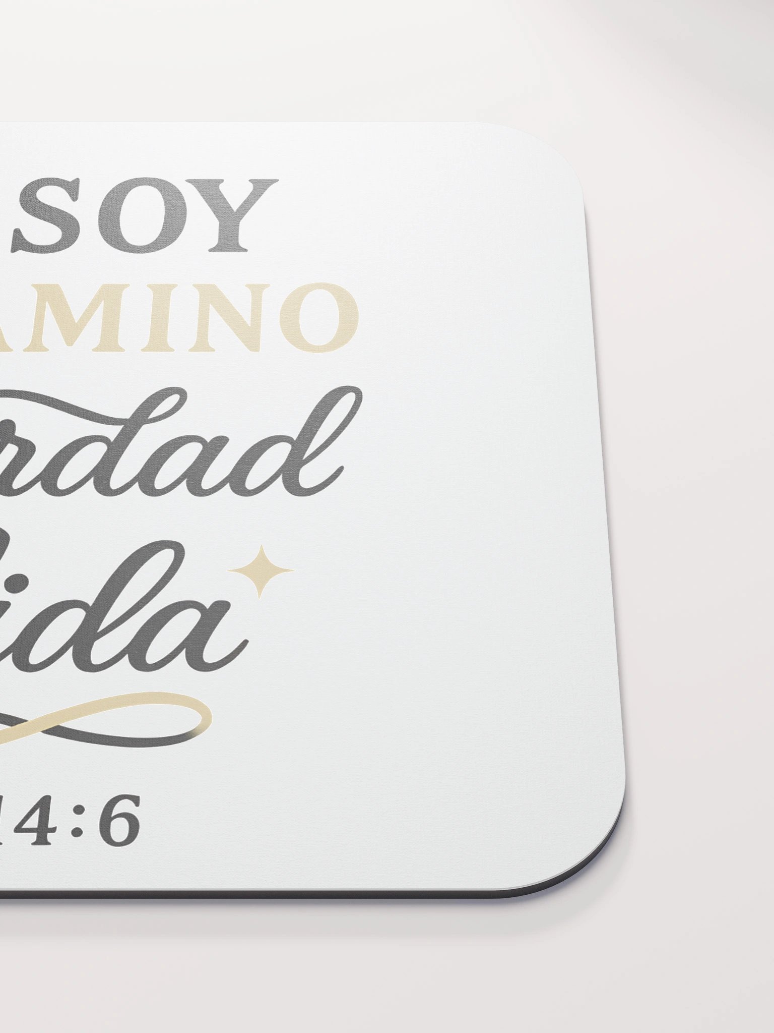 Faith Mouse Pad – “Yo Soy el Camino, la Verdad y la Vida” – Spanish Christian Design product image (5)