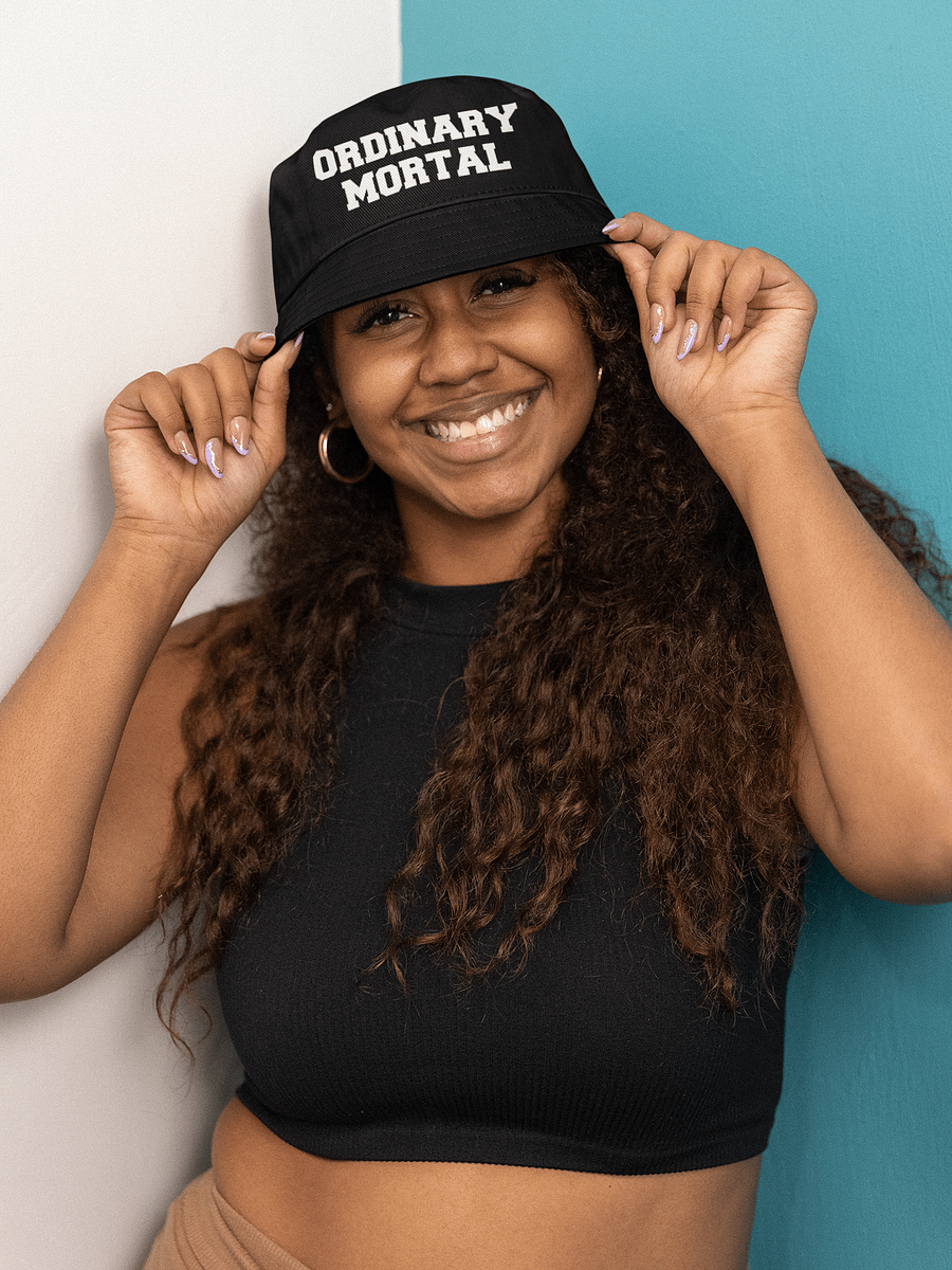 Ordinary Mortal embroidered bucket hat product image (1)
