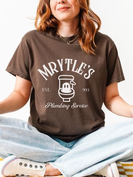 Mrytle Plumbing Vintage Minimalist Shirt product image (29)