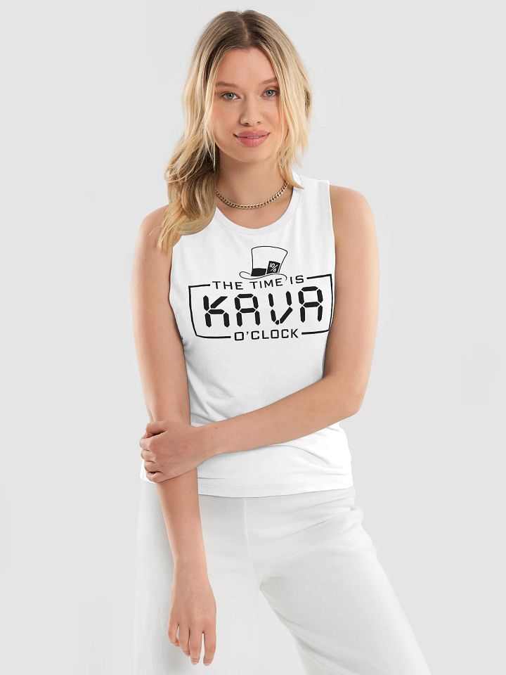 The Time Is Kava O'Clock – Mad Hatter Muscle Tank product image (11)