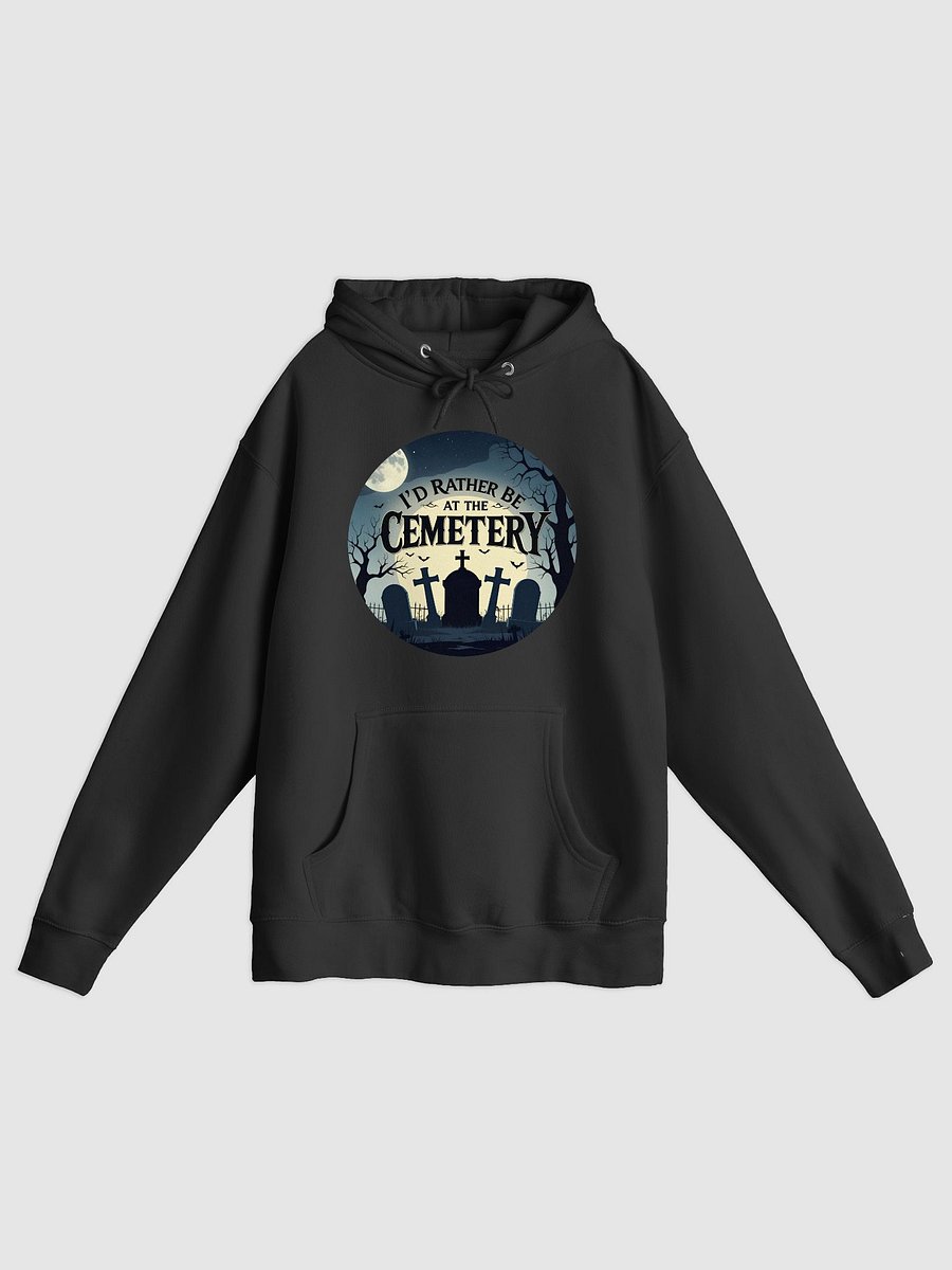 Eerie Cemetery Night Premium Hoodie product image (1)