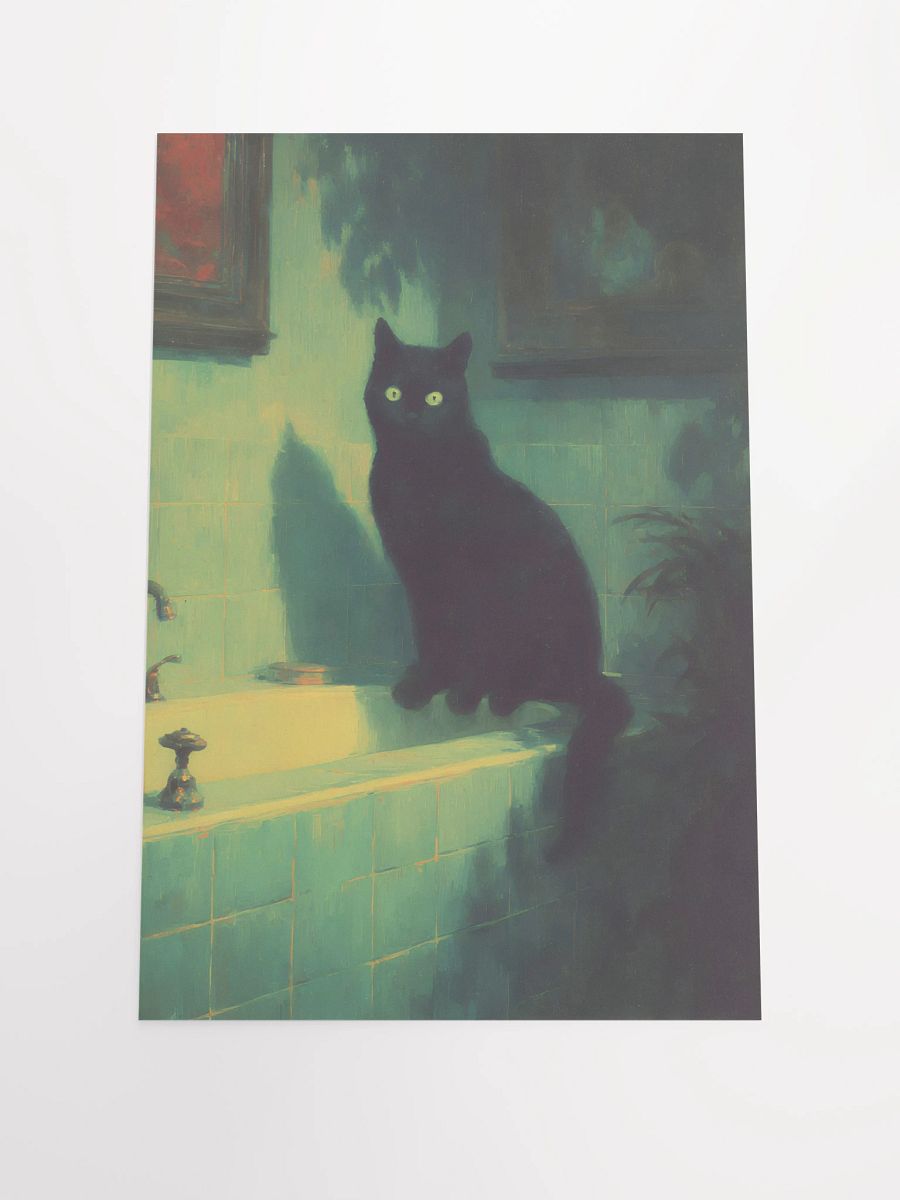 Mystical Cat at Dusk Poster product image (2)