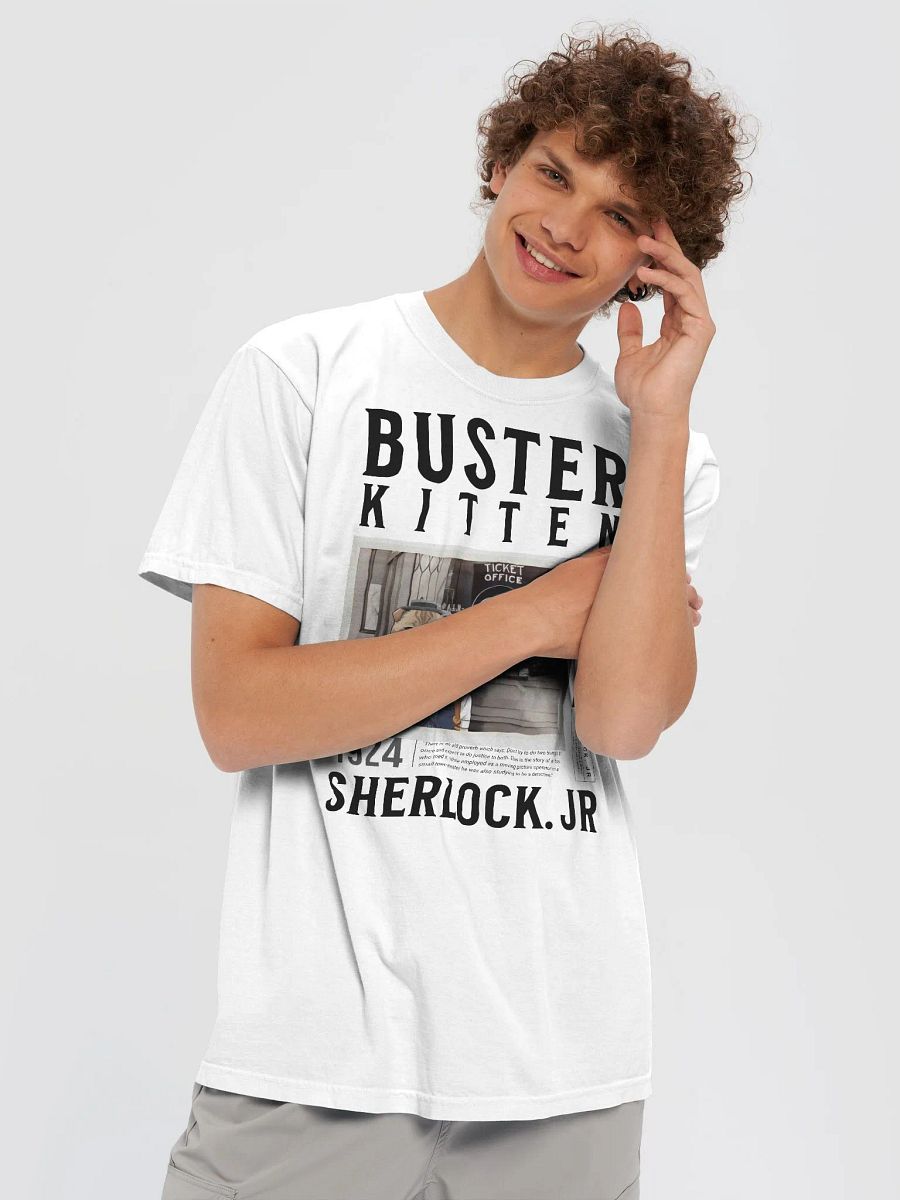 Buster Kitten & Christine - Sherlock JR - Black Logo TShirt product image (5)