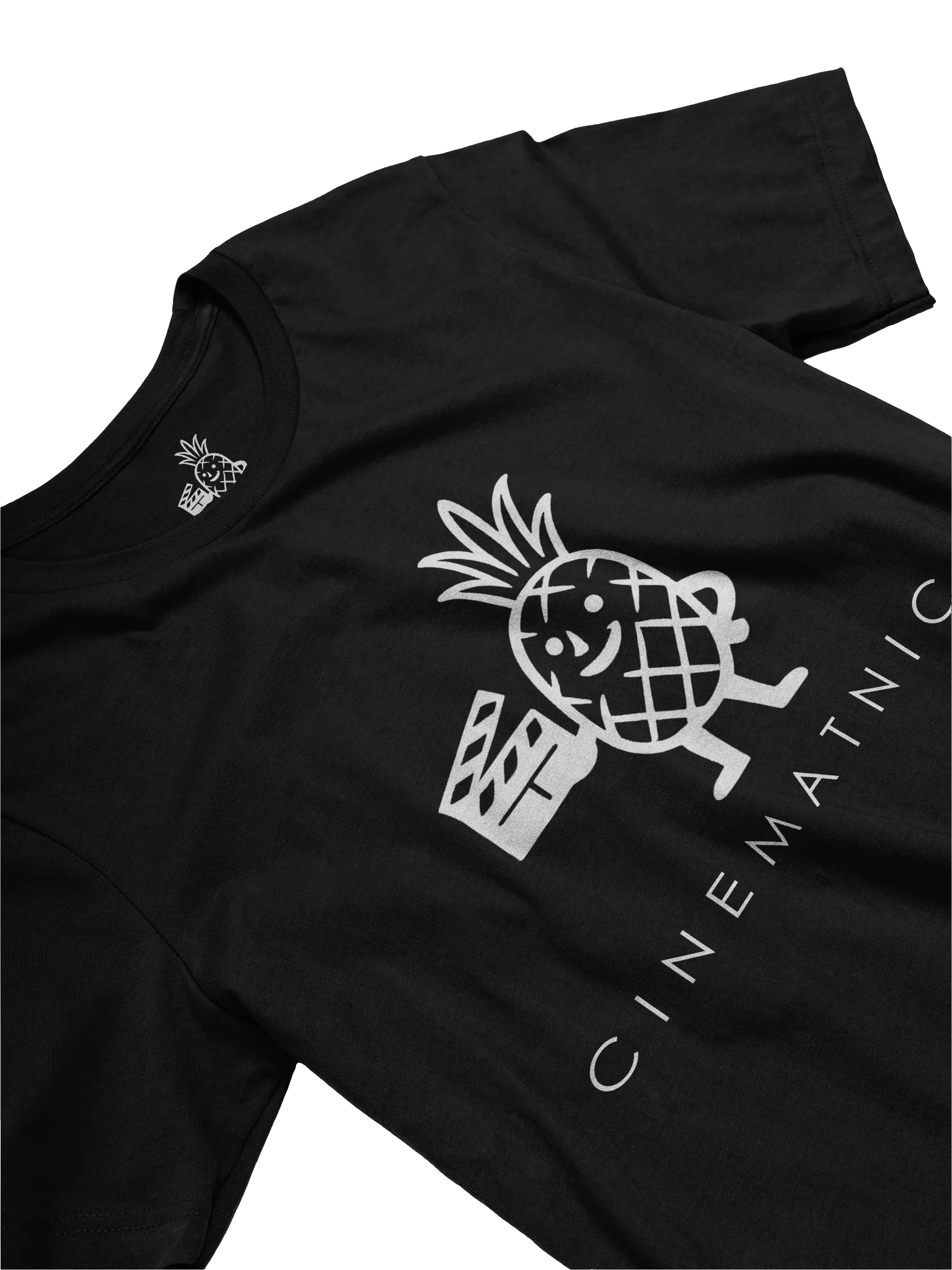 CinematNIC™ Pineapple Logo (White) Concert Tee Fit Unisex T-Shirt product image (24)