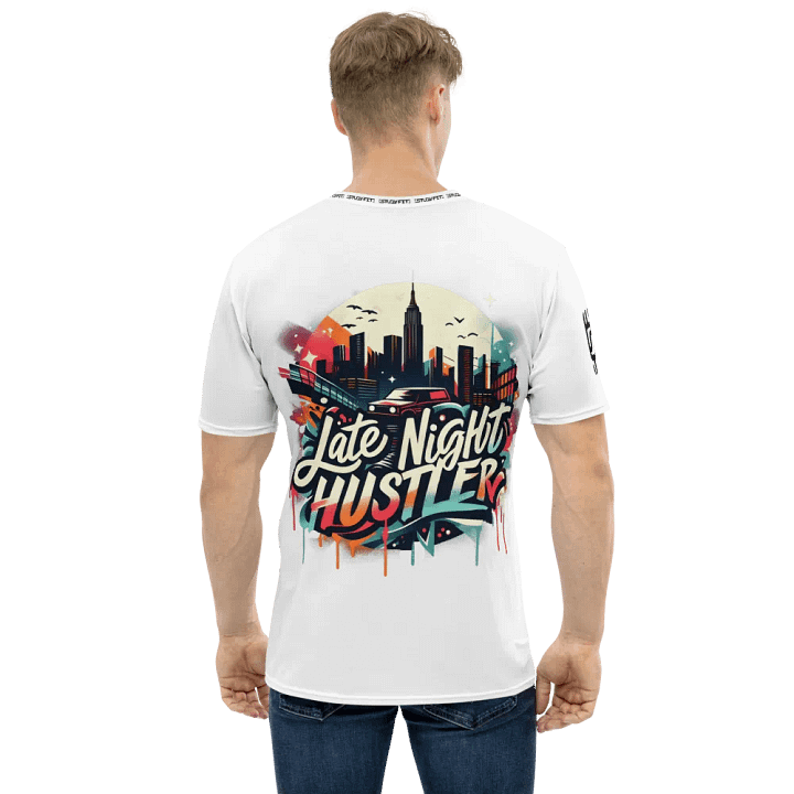 Late Night Hustler White Tee product image (1)