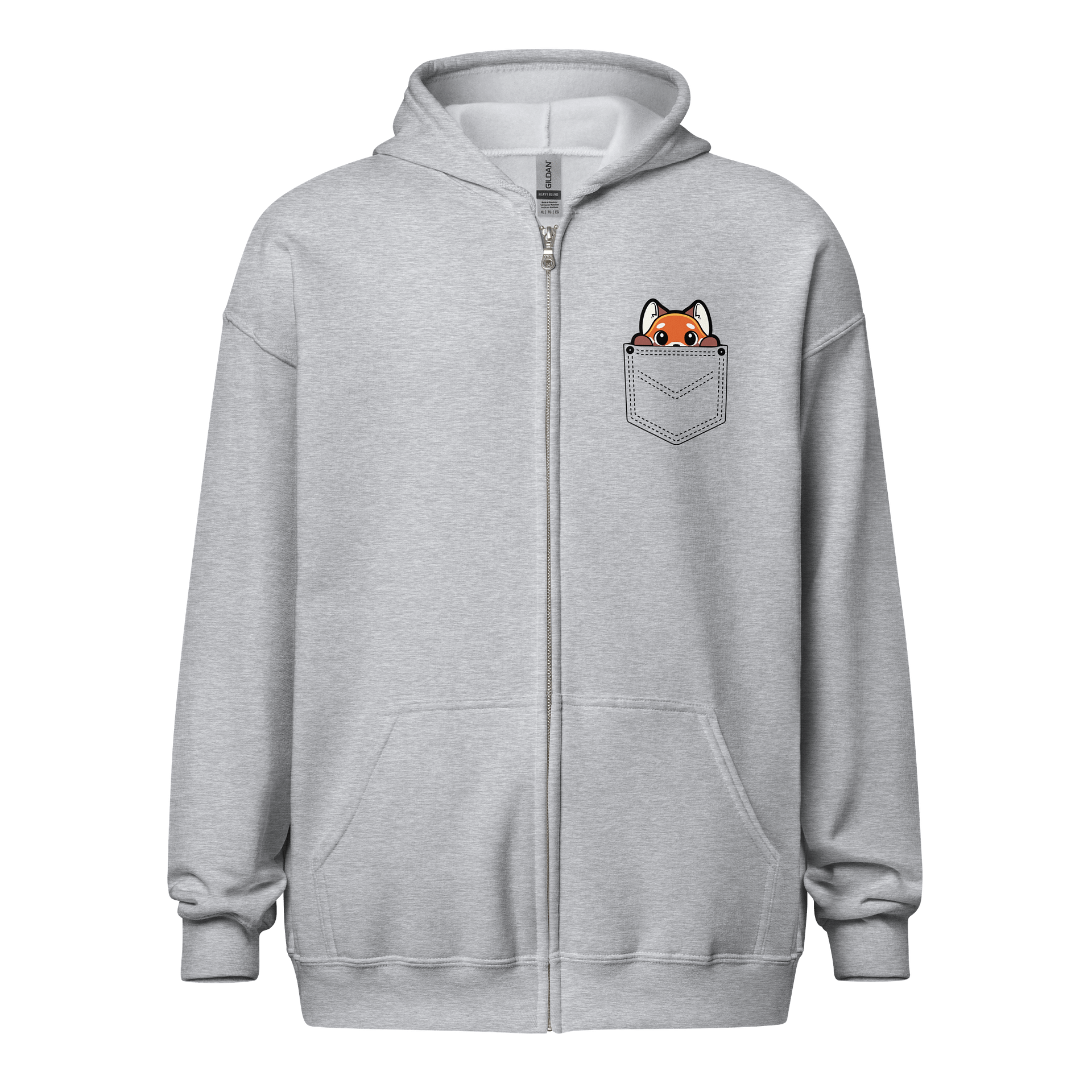 Pocket Panda Zip Hoodie product image (21)