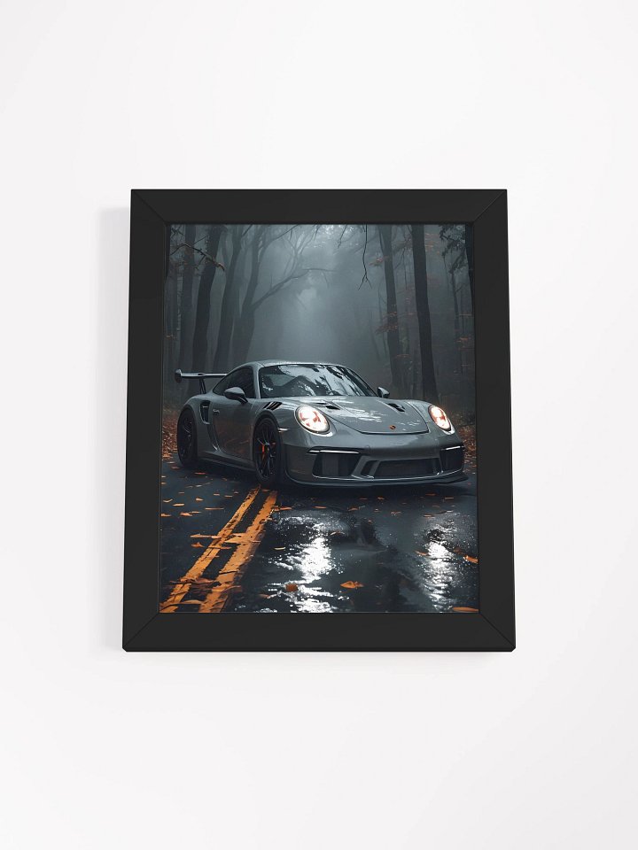 Serene Misty Drive Framed Matte Poster product image (2)