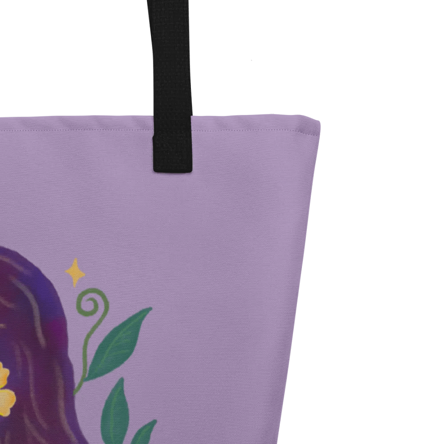 Mystic Girl Purple Tote Bag product image (3)
