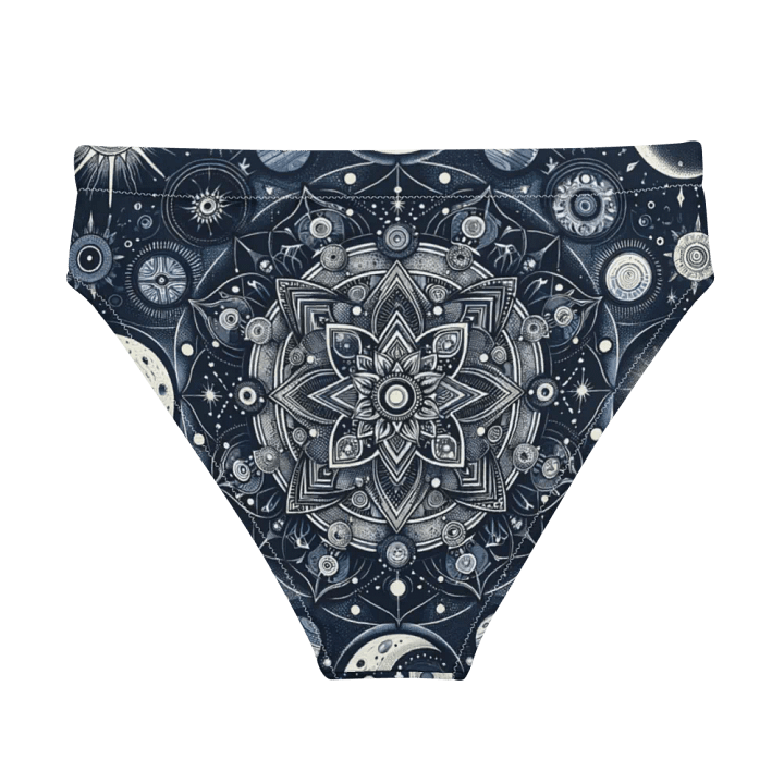 All-Over Print Recycled High Waisted Bikini Bottom product image (1)