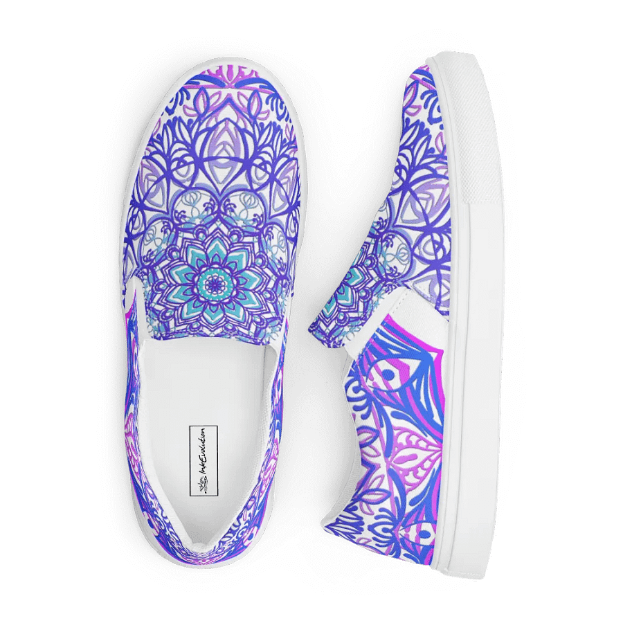 Mandala Magic Women's Slip-On Shoes product image (4)
