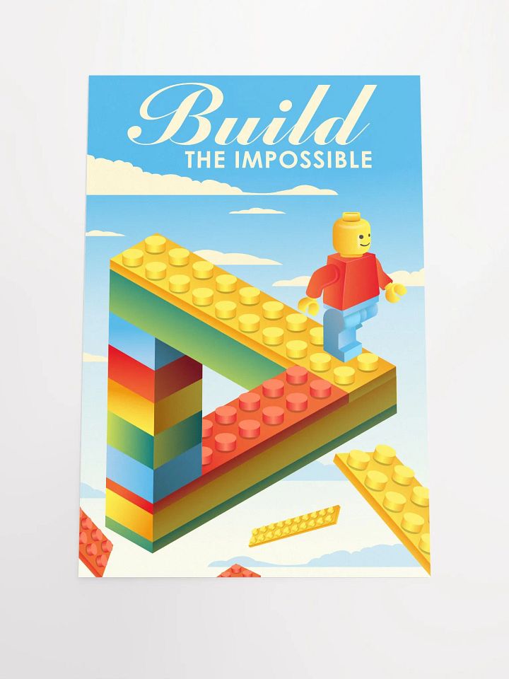 Build The Impossible Triangle | Limited Edition Poster product image (2)
