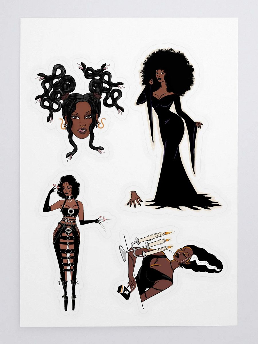 Halloween Ladies Sticker Sheet product image (3)