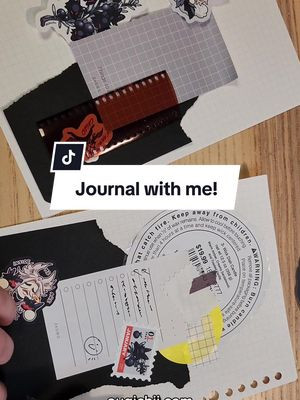 Journaling ft my Jan sticker club stickers 🚶‍♂️augichii.com/join the club! #journaling #journlawithme #stickershop