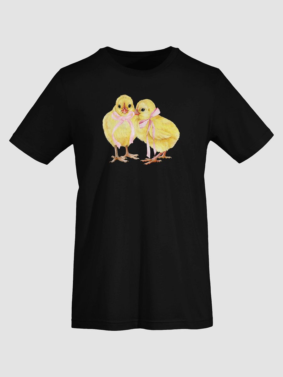 Baby Chickens With Bows Short Sleeve Unisex T-Shirt product image (68)