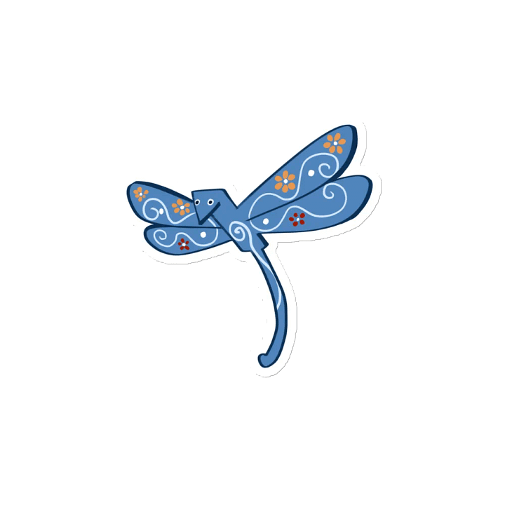 Blue Dragonfly Magnet product image (2)