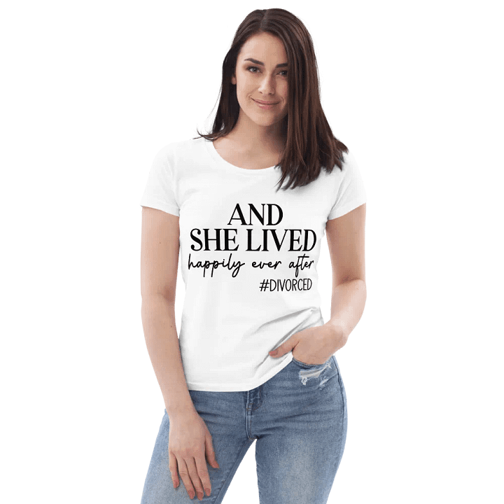 Happily Divorced Women's Tee product image (1)
