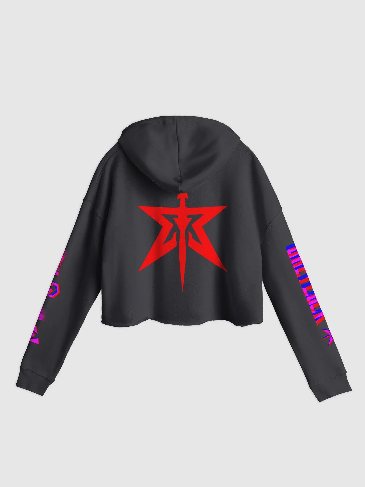 Full Design Cropped Hoodie - CULT-O-VISION product image (2)