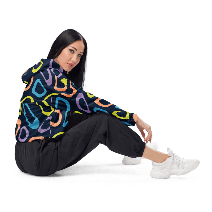 Vibrant Mosaic Visions Women's Windbreaker product image (4)