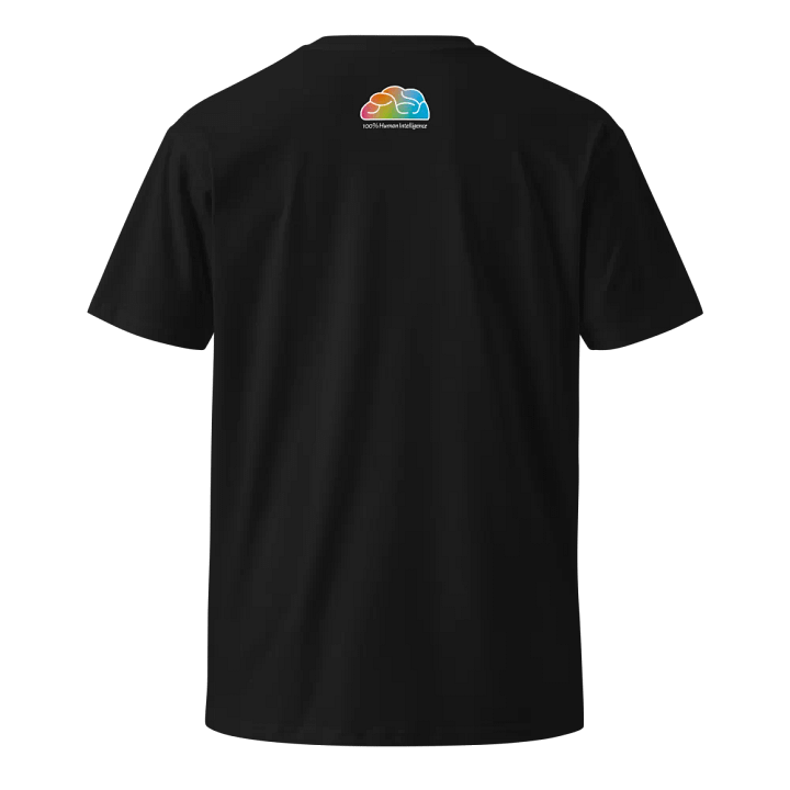 100% Human Intelligence Premium Backprint T-Shirt product image (2)
