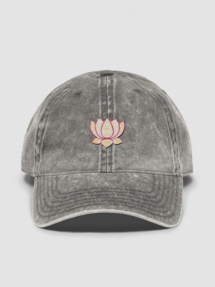 Lotus Elegance Vintage Dad Hat product image (1)