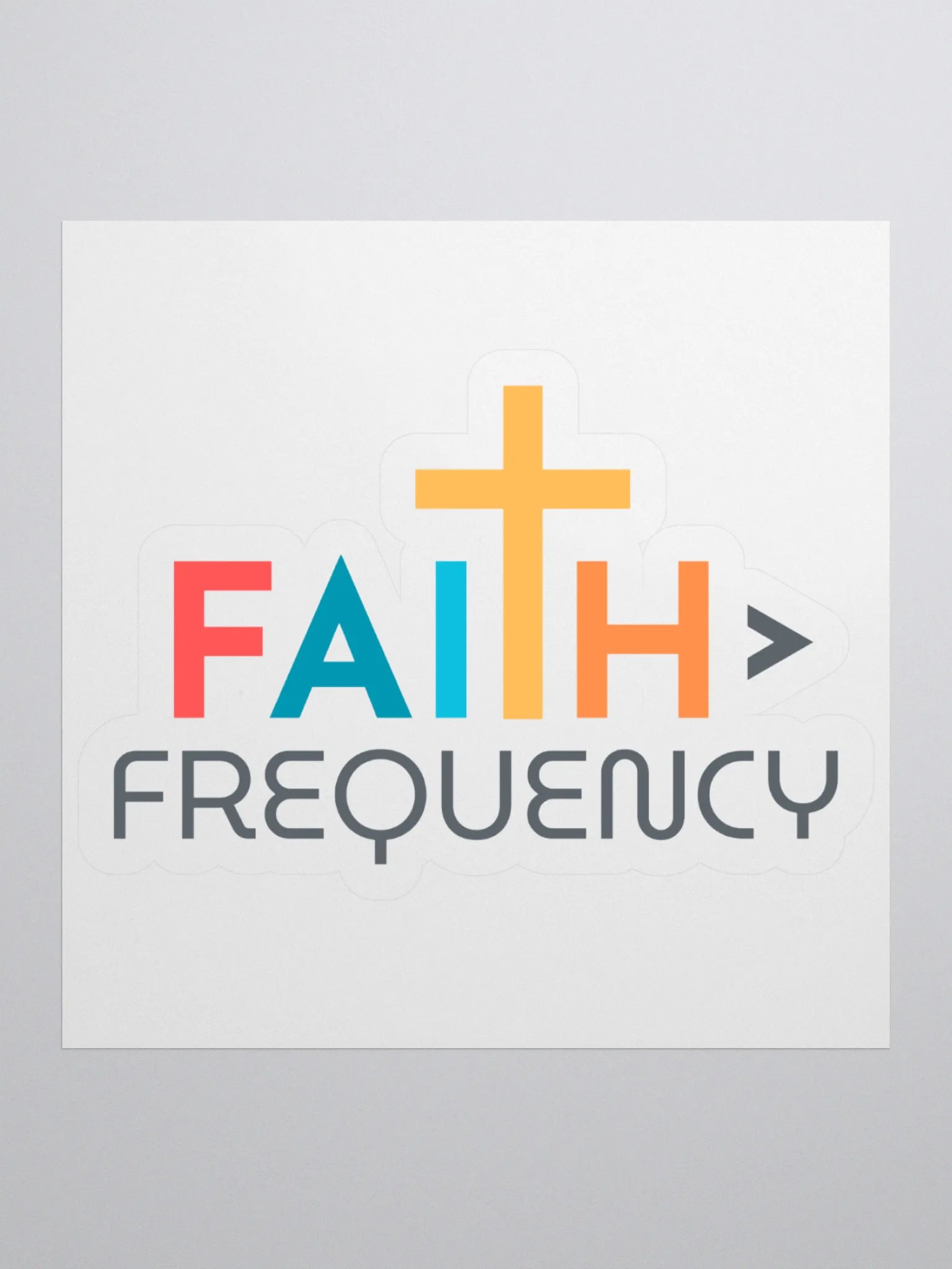 Faith Over Frequency Sticker product image (1)
