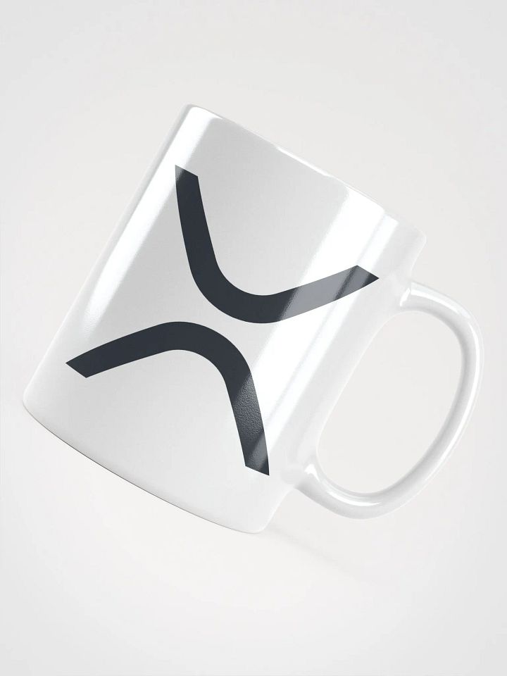 XRP Logo White Glossy Mug product image (5)